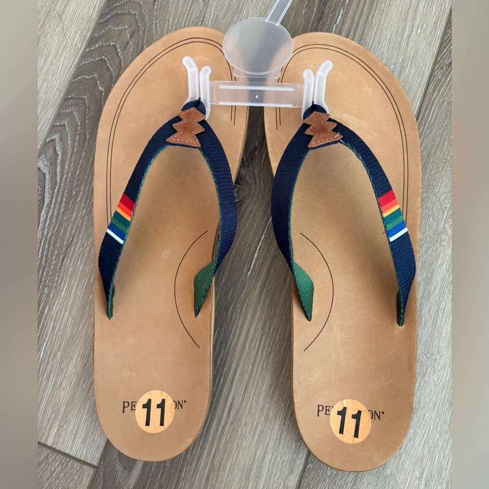 Pendleton Crater Lake Women’s Flip Flops Size 11 - Picture 5 of 12